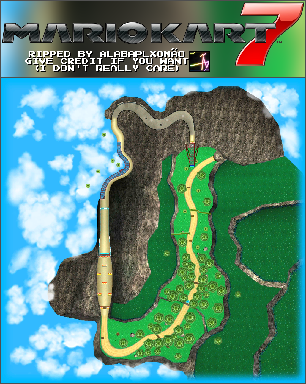 Mario Kart 7 - Rock Rock Mountain / Alpine Pass
