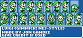 Mario Customs - Luigi (Gimmick! NES-Style)