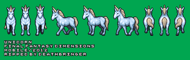 Final Fantasy Dimensions - Unicorn