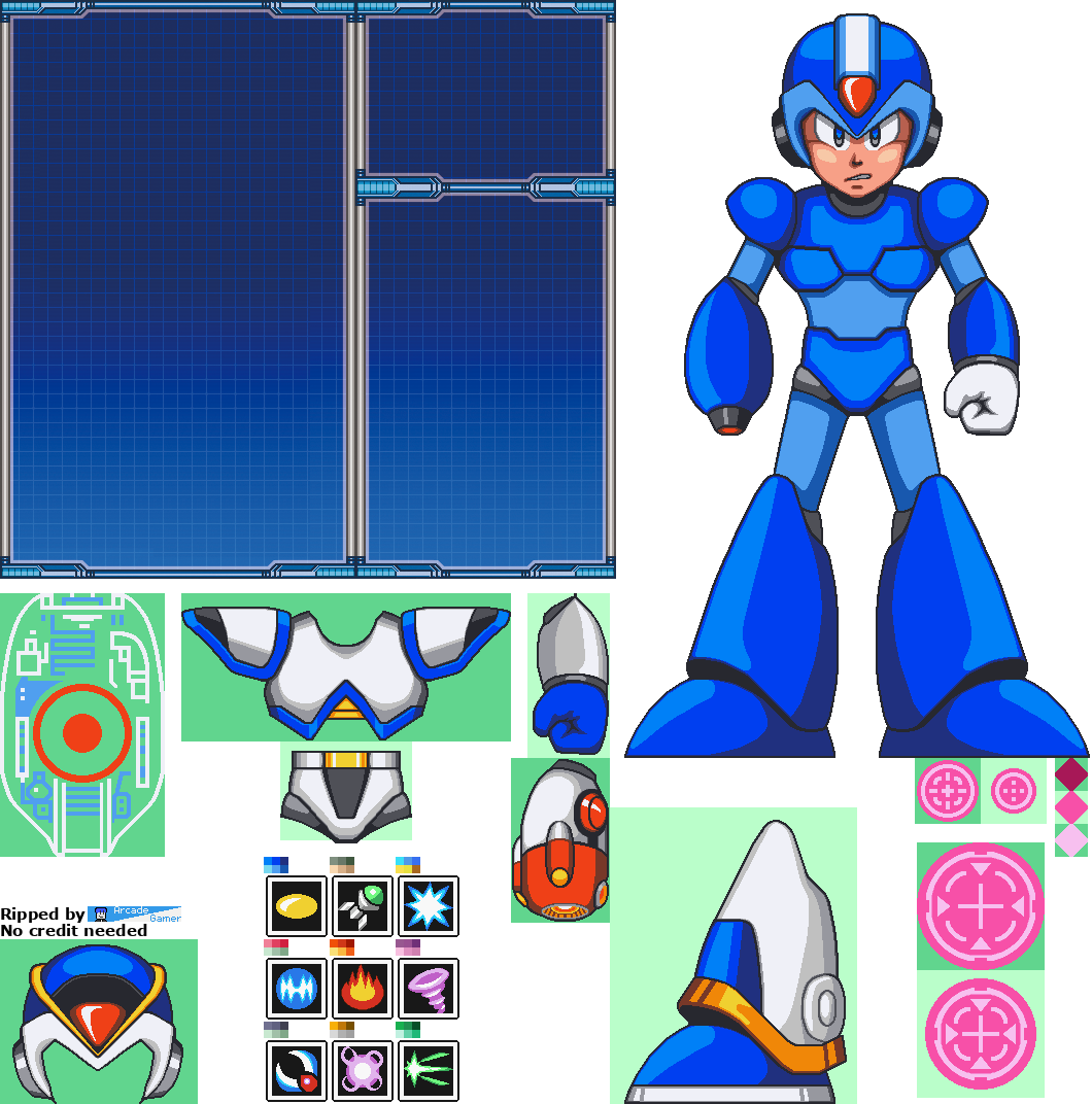Mega Man X - Weapon Get Screen