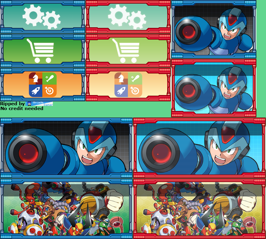 Mega Man X - Main Menu