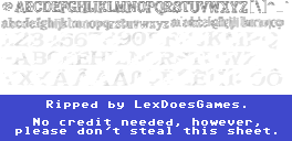 Dinosaur Planet (Prototype) - Fonts