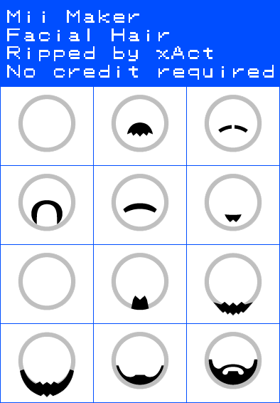 System BIOS - Mii Facial Hair