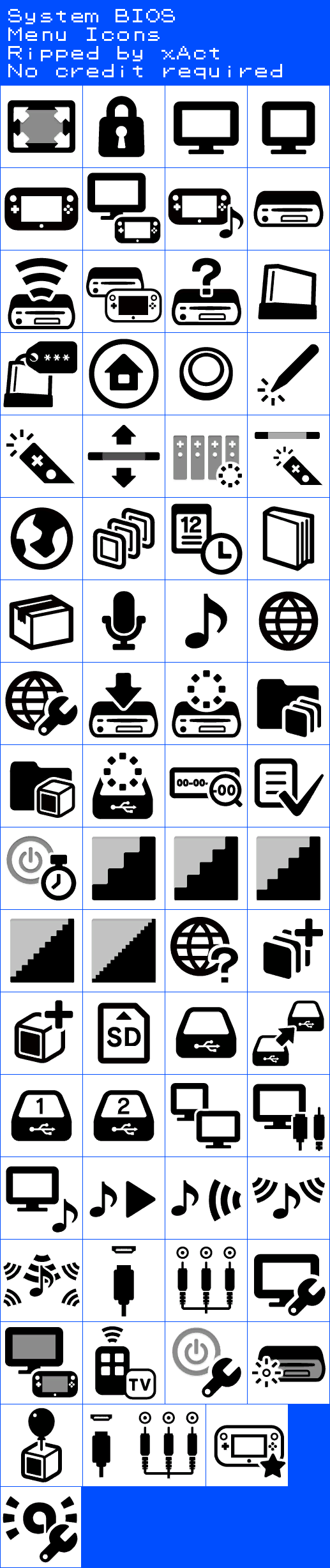 Menu Icons