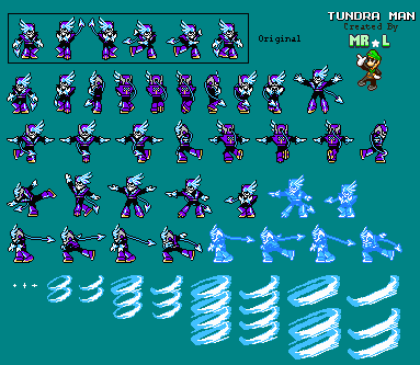 Mega Man Customs - Tundra Man (Crashed Ice Style, Expanded)