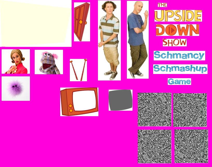 The Upside Down Show Schmancy Schmashup Game - Title Screen