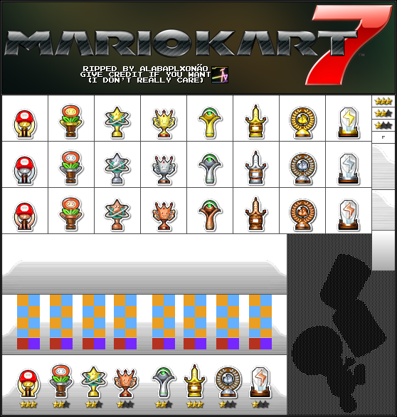 Mario Kart 7 - Trophies