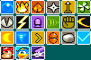 Mega Man 2: The Power Fighters - Weapon Icons