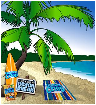 Sugar Bear's Beach Break - Background