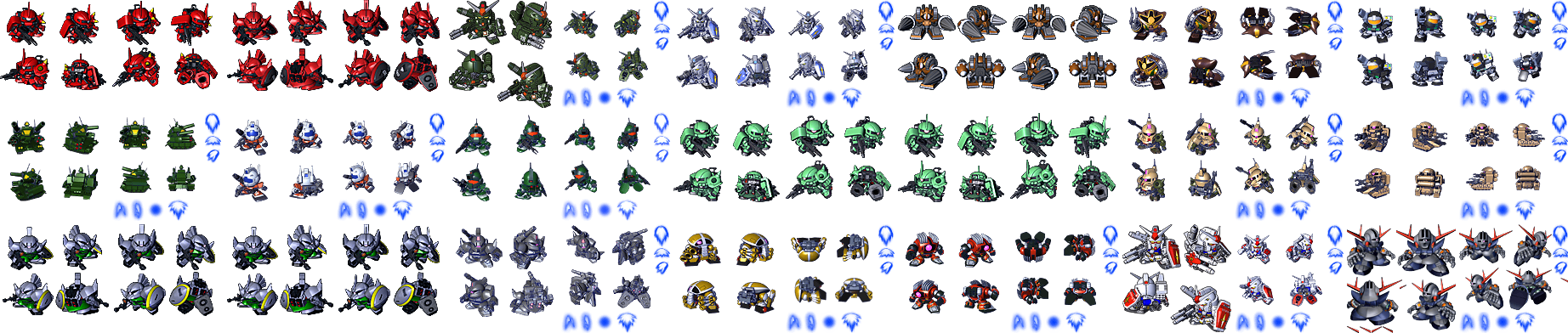 SD Gundam G Generation Spirits - Mobile Suit Variations