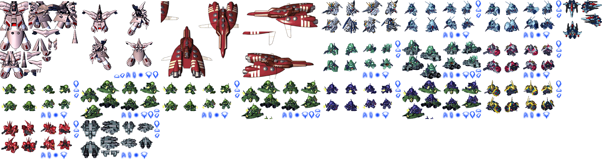 Char's Counterattack Units