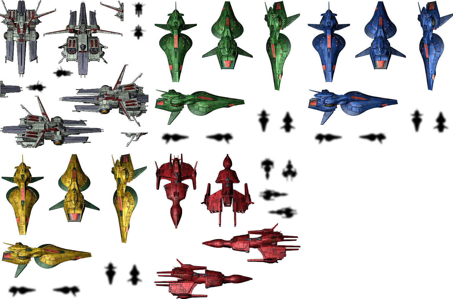 ZZ Gundam Ships