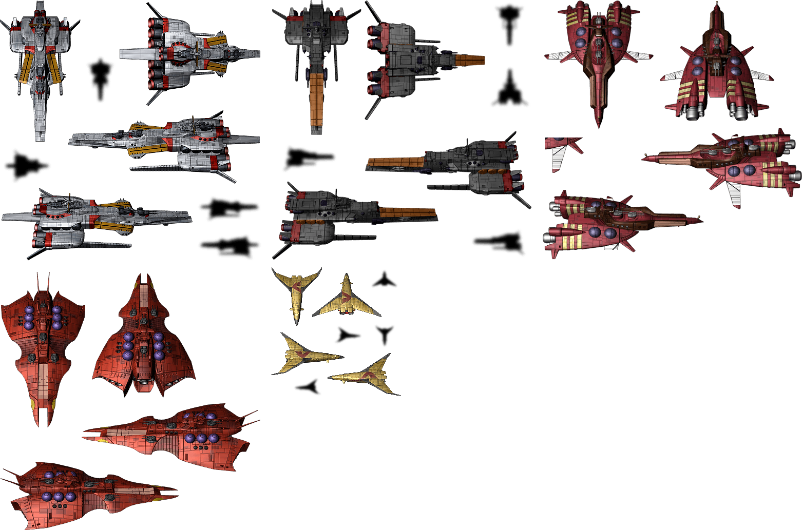 SD Gundam G Generation Spirits - Char's Counterattack Ships