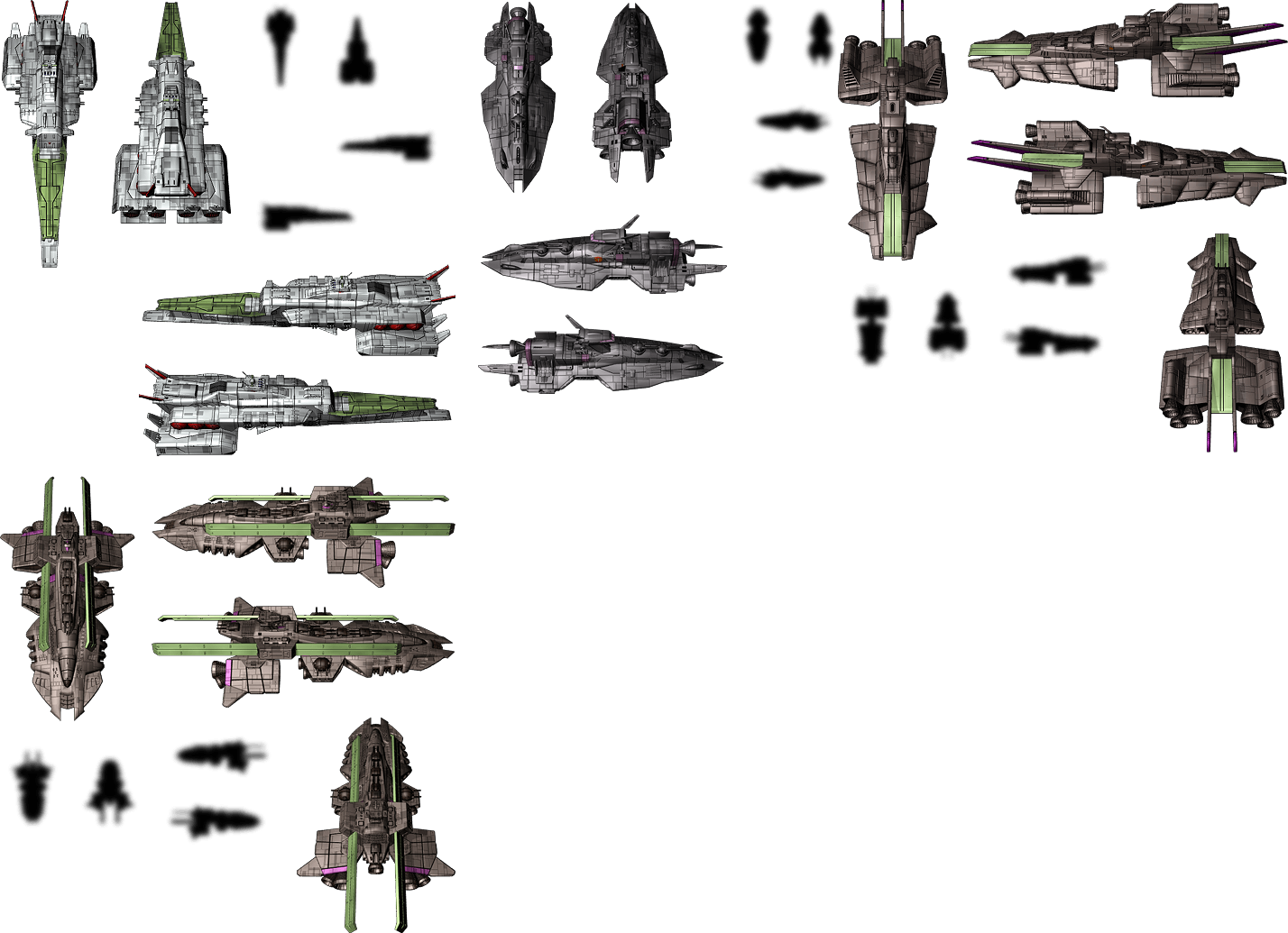 Gundam F91 Ships
