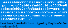 Antonball Classic - Font