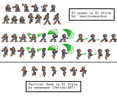 Mega Man X (X3, X2-Style)