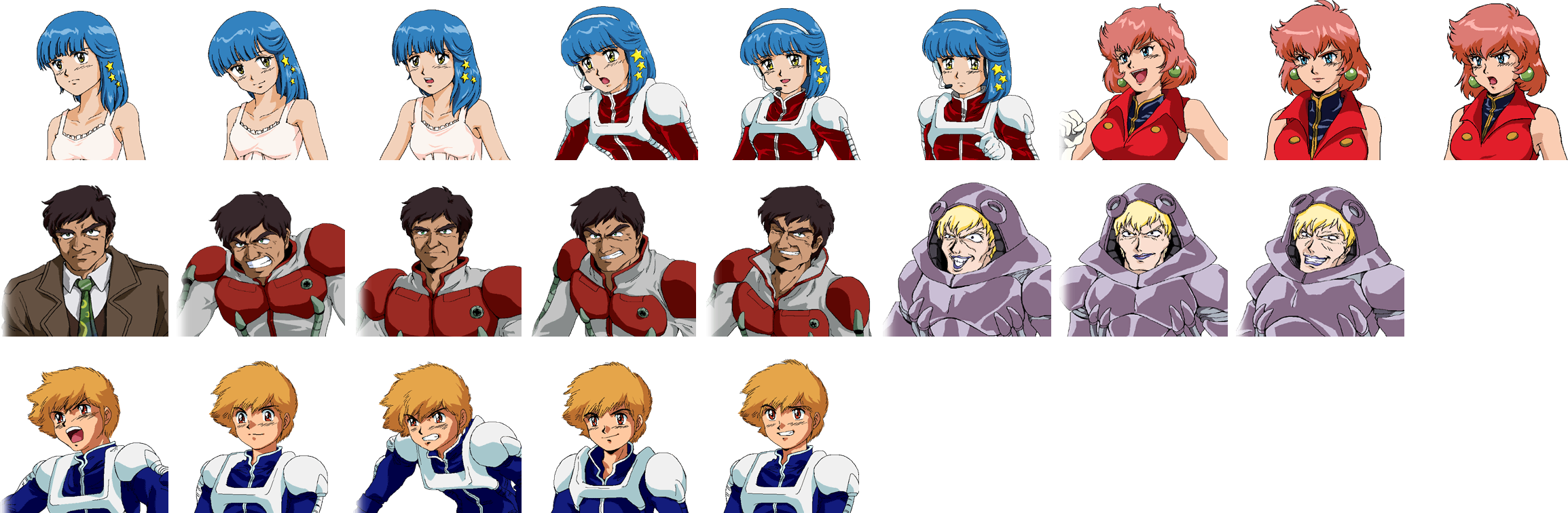 SD Gundam G Generation Spirits - Dialogue Icons - Crossbone Gundam - Skull Heart