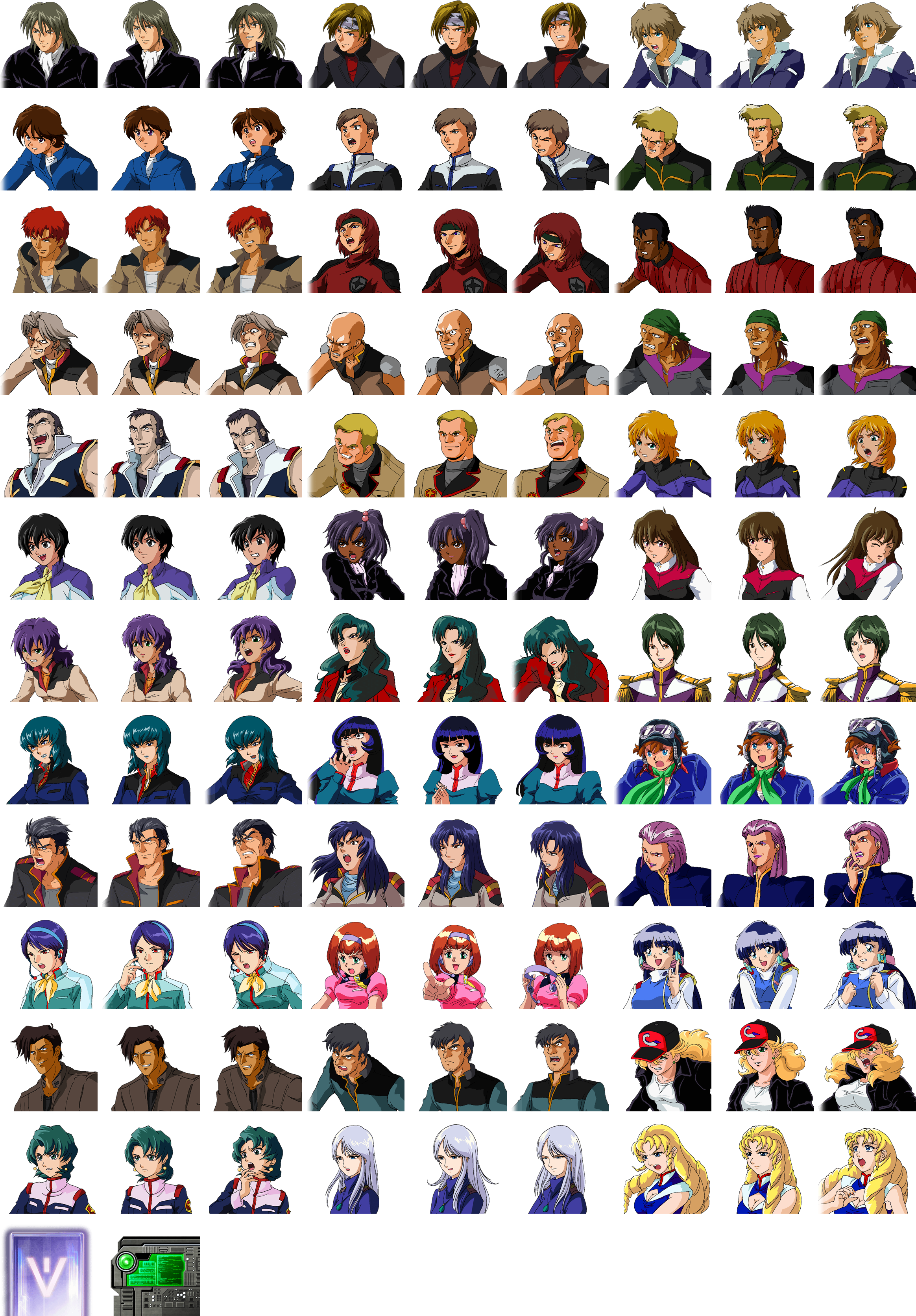 SD Gundam G Generation Spirits - Dialogue Icons - Game Category