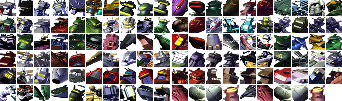 SD Gundam G Generation Spirits - Menu Icons