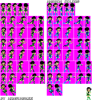 Cartoon Network Customs - Ashi (Mega Man 8-bit Deathmatch-Style)