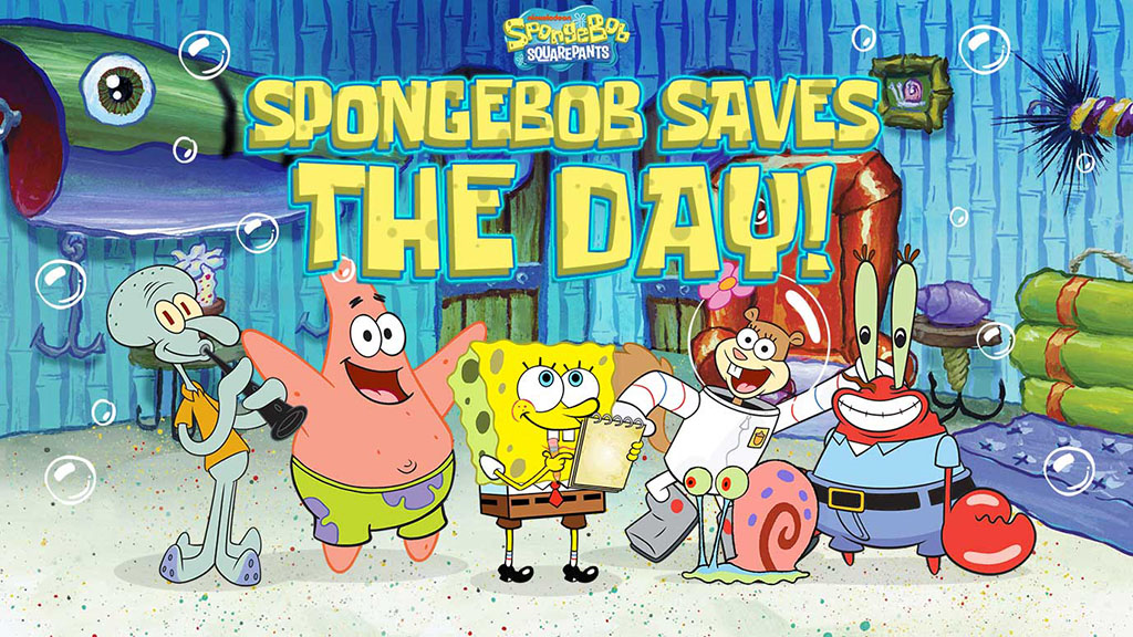 SpongeBob Saves The Day - Title Screen