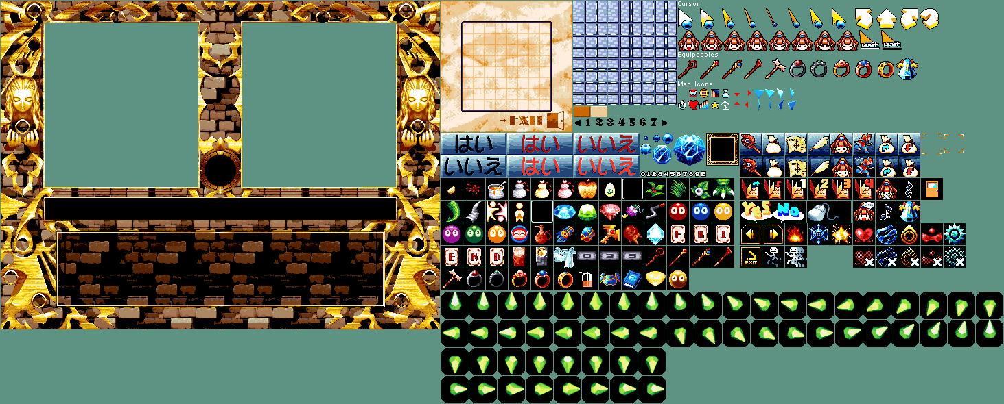 Madou Monogatari: Hachamecha Kimatsushiken - HUD Elements