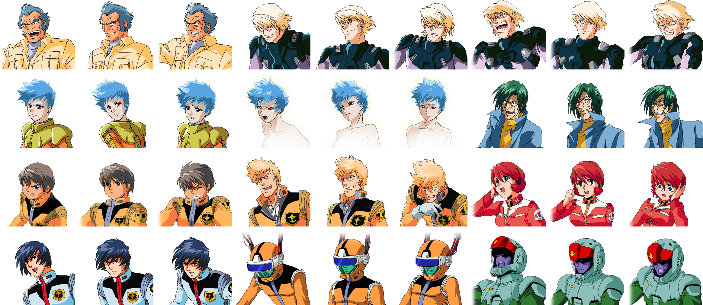 SD Gundam G Generation Spirits - Dialogue Icons - Blue Destiny