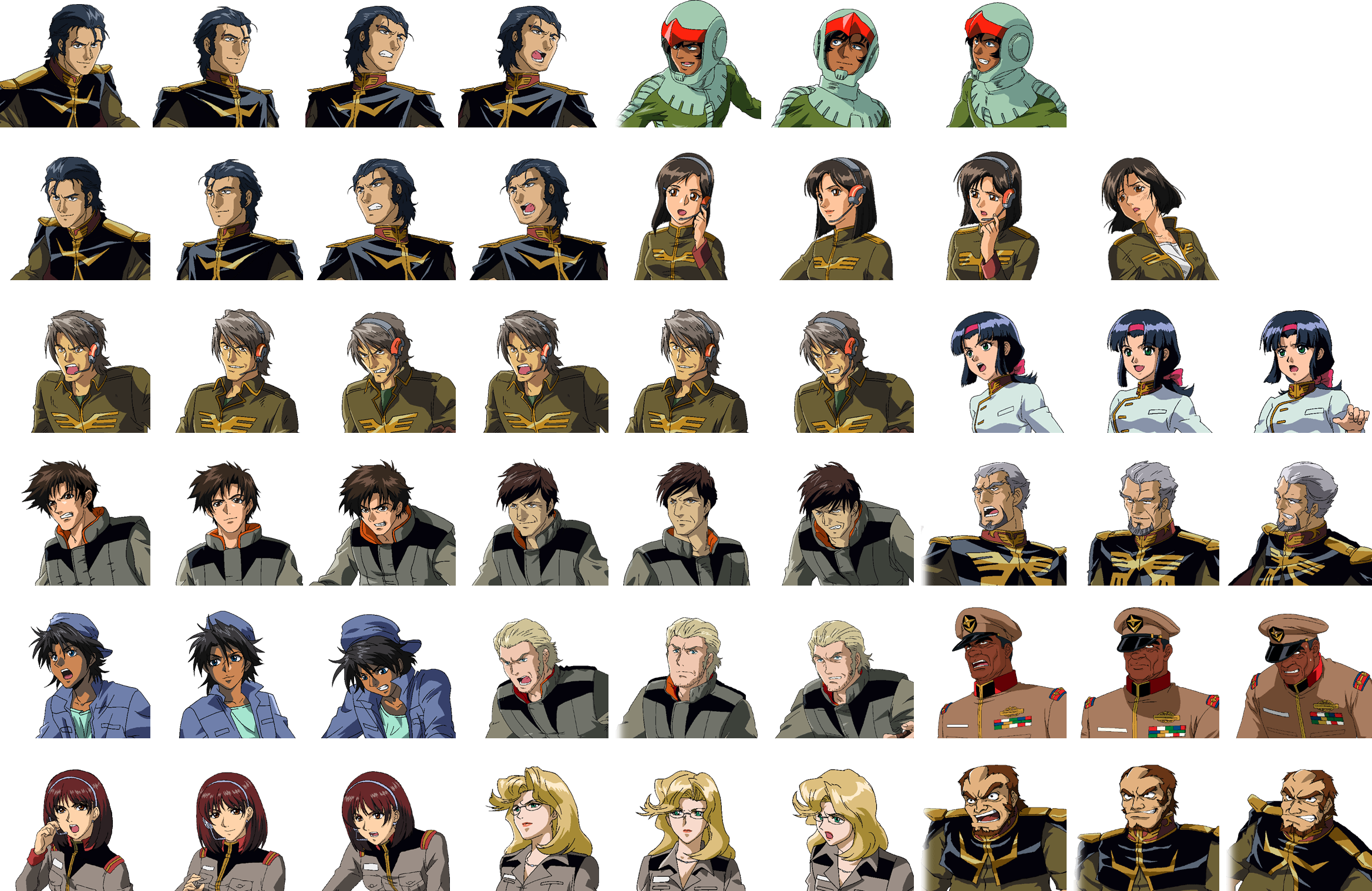 SD Gundam G Generation Spirits - Dialogue Icons - Lost War Chronicles