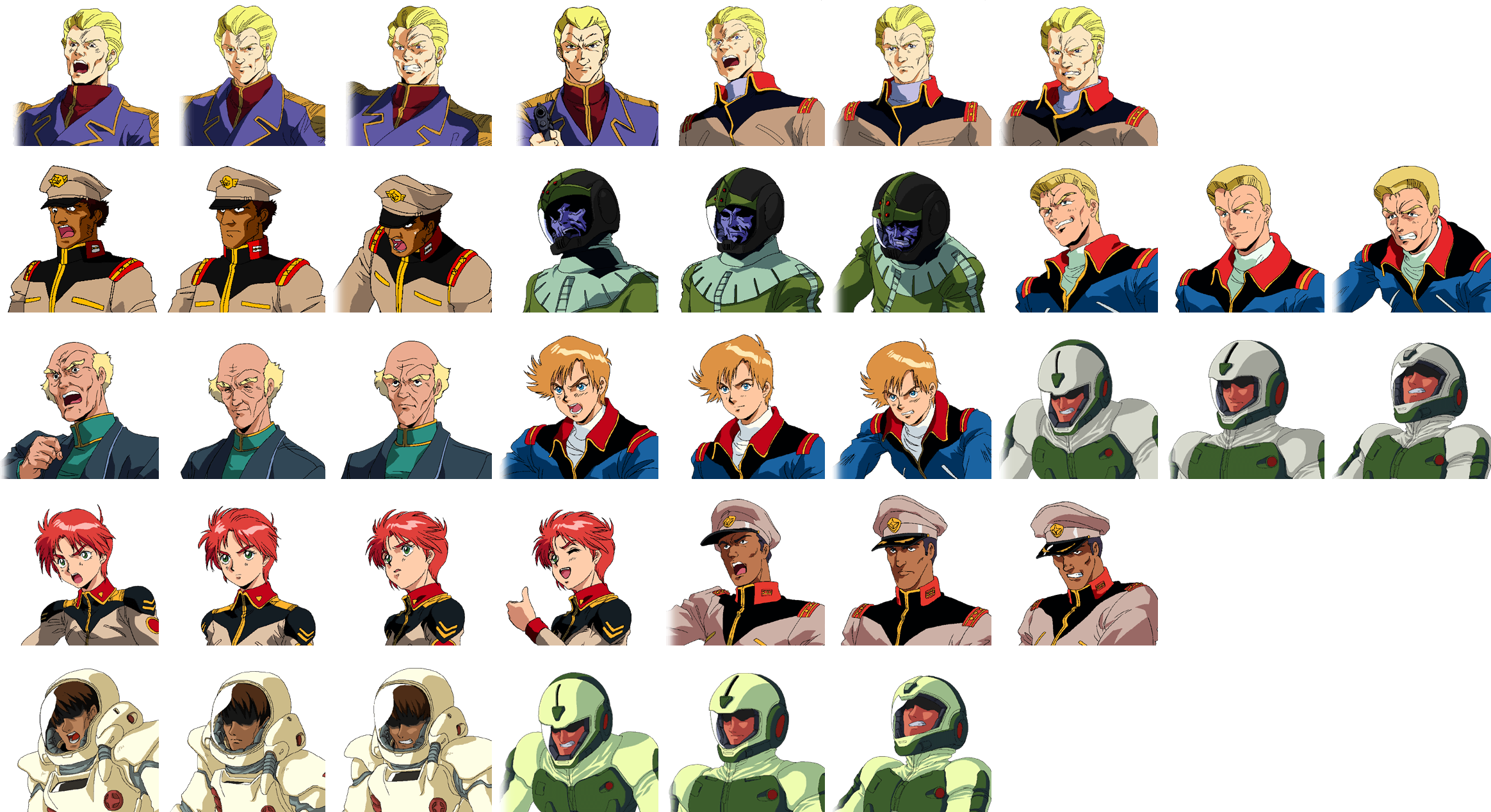 Dialogue Icons - Gundam F90