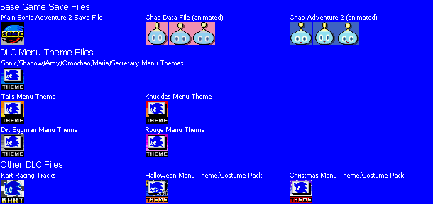 File Menu Icons