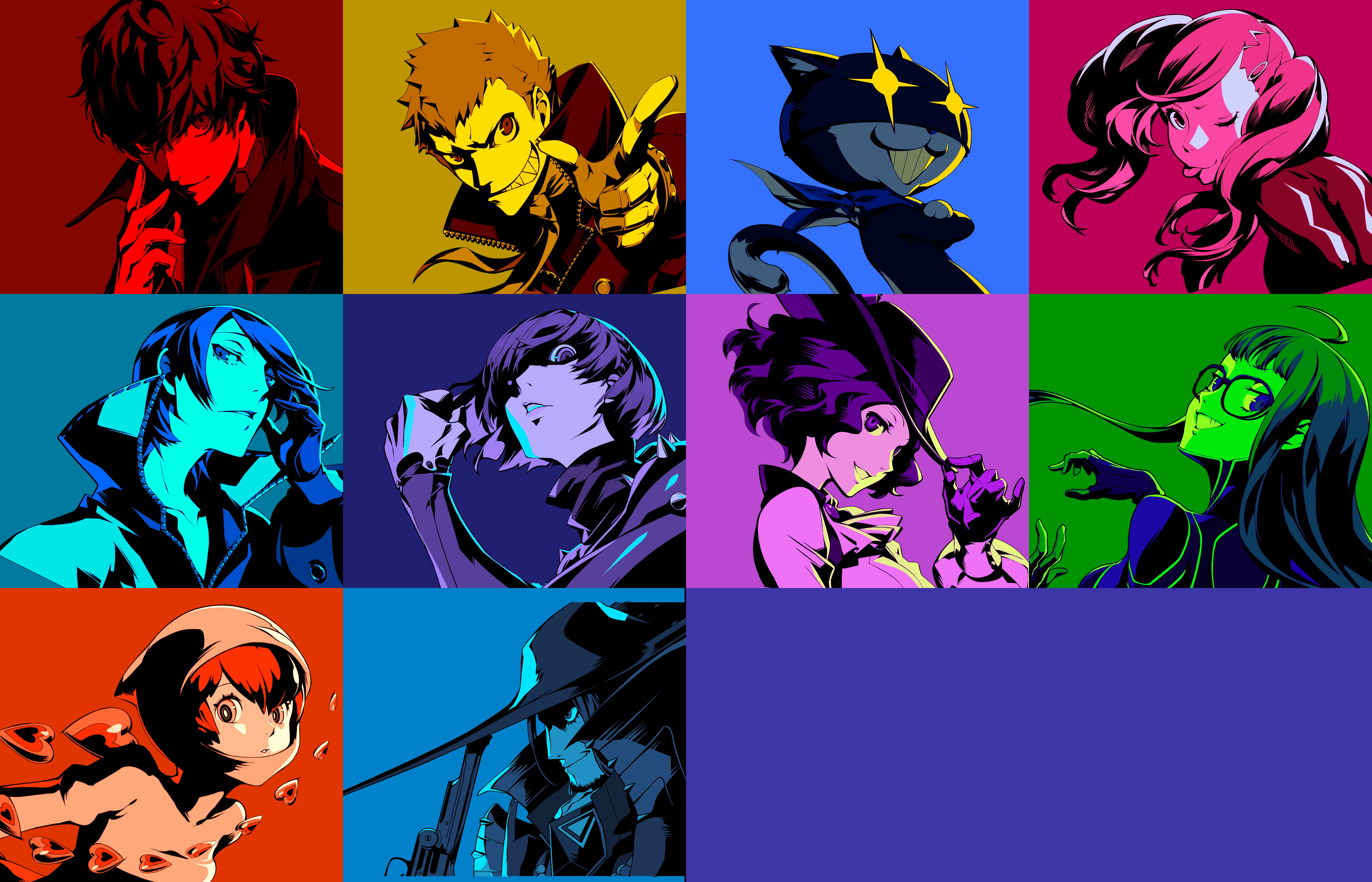 Persona 5 Strikers - Wanted Images