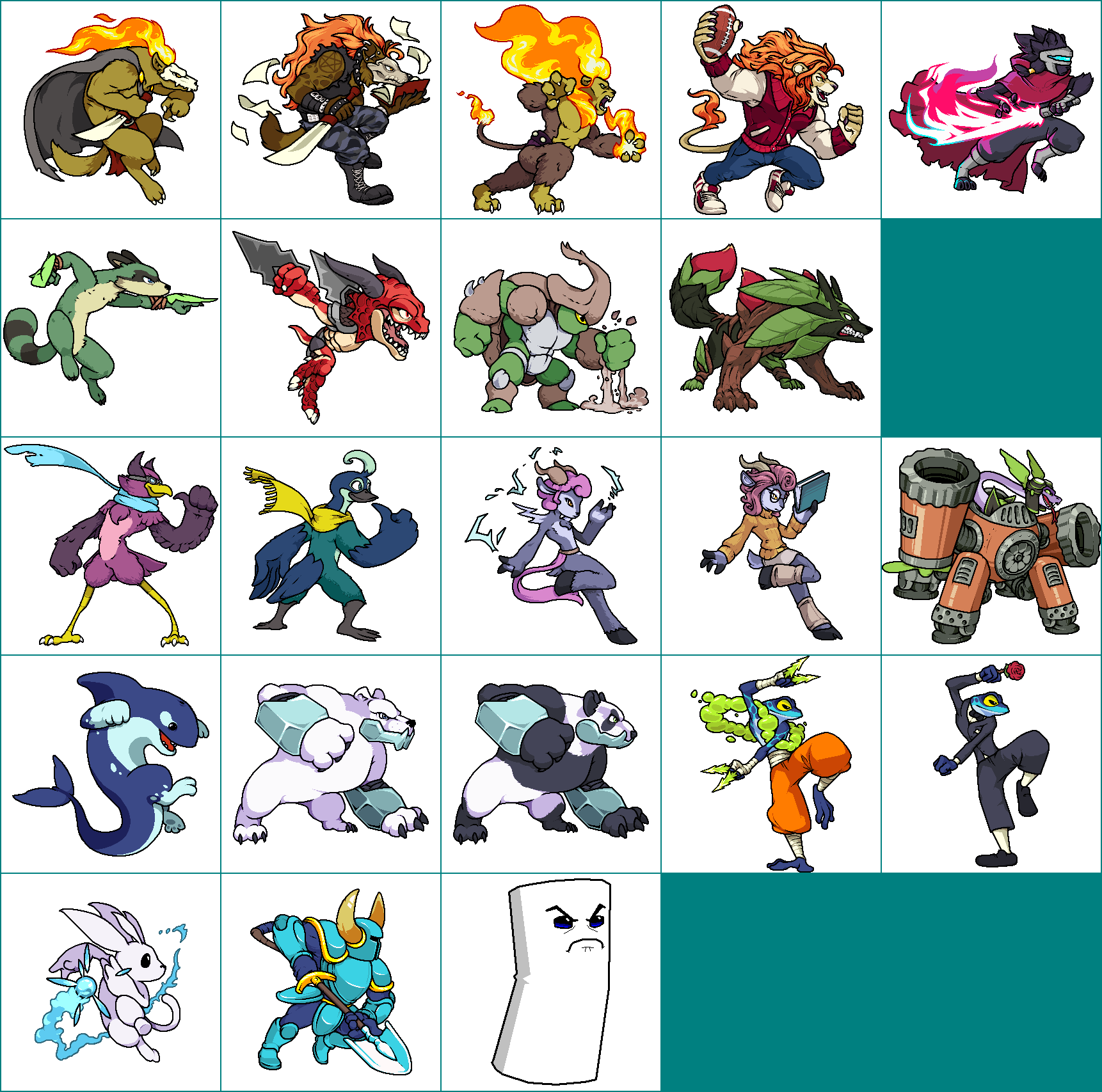 Rivals of Aether - Character Portraits (New)