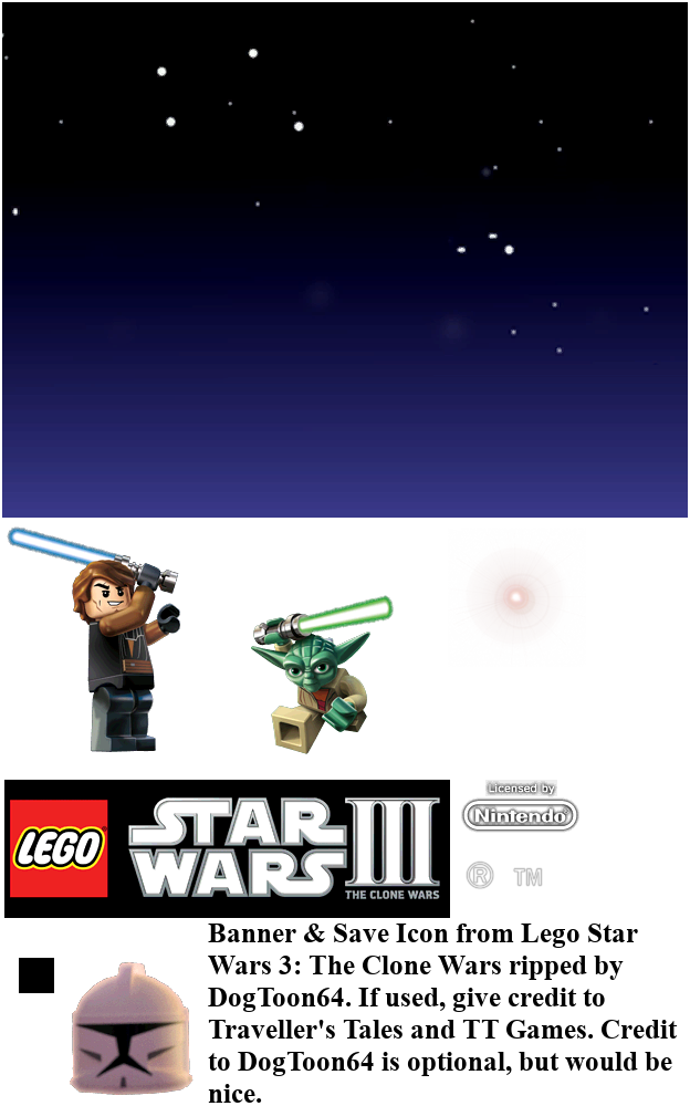 Lego Star Wars III: The Clone Wars - Banner & Icon