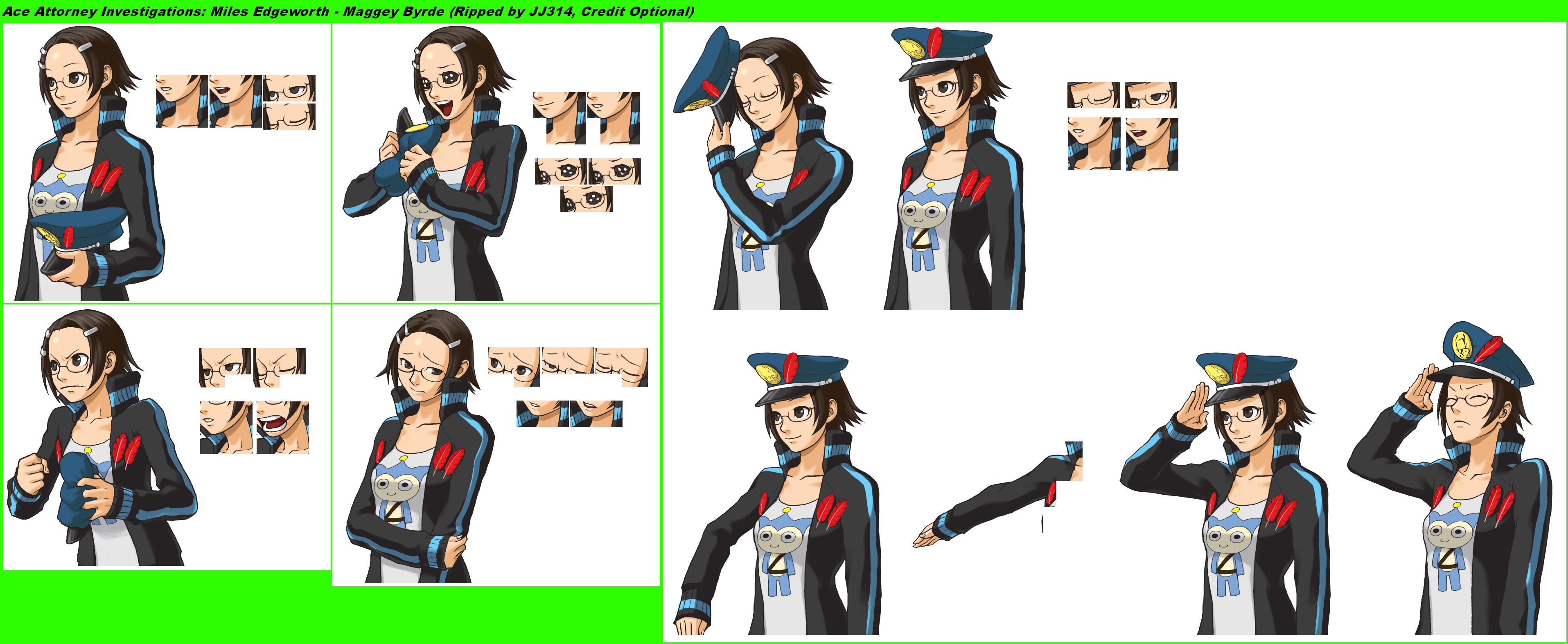Ace Attorney Investigations: Miles Edgeworth - Maggey Byrde (Up-Close)