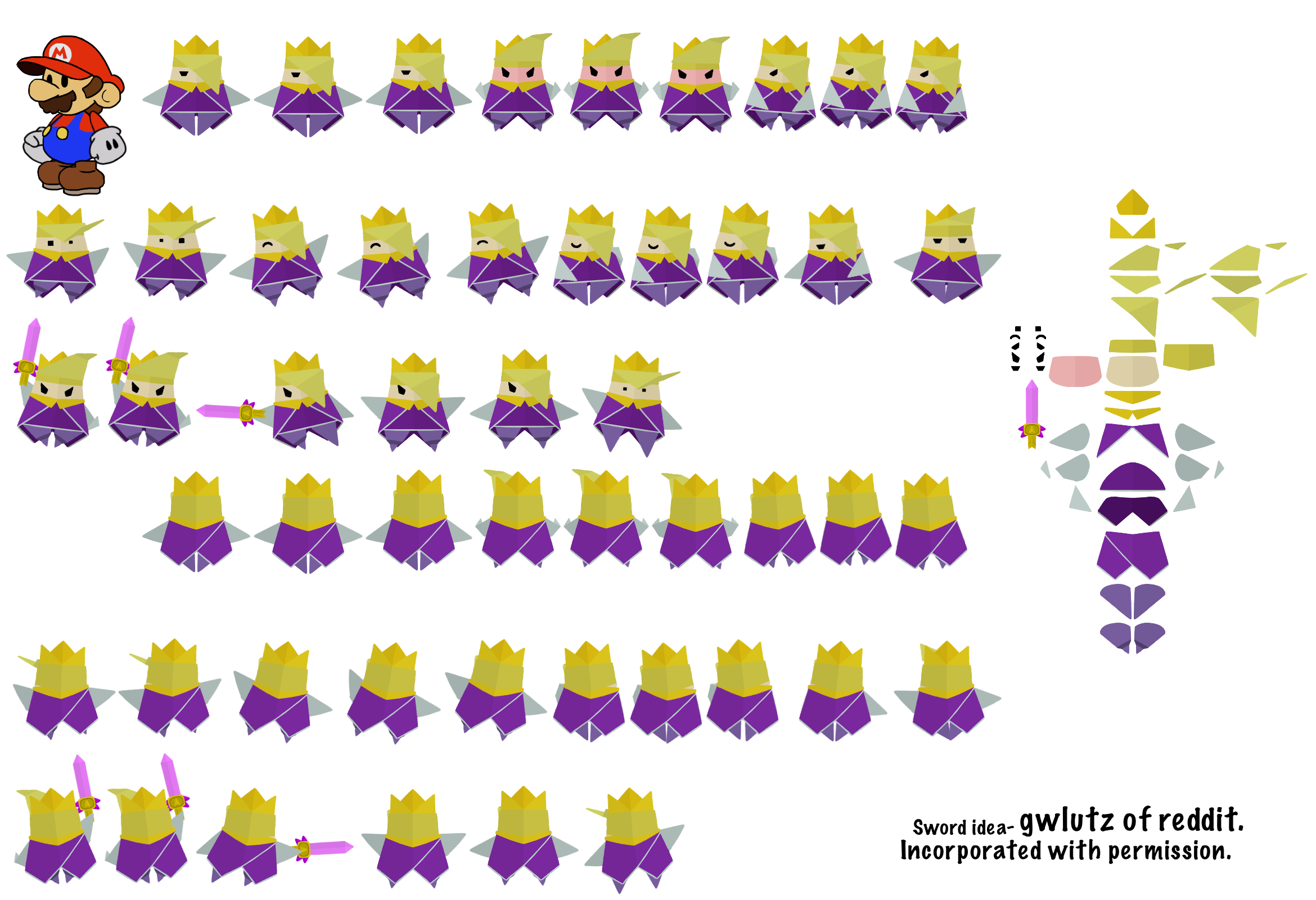 King Olly (2D) (Paper Mario-Style)