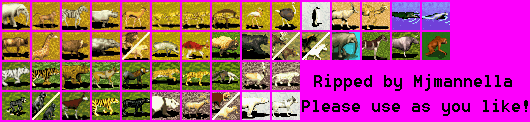 Zoo Tycoon DS - Animal Adoption Icons