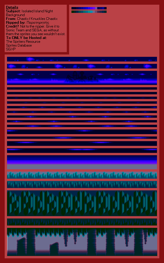 Isolated Island (Night)