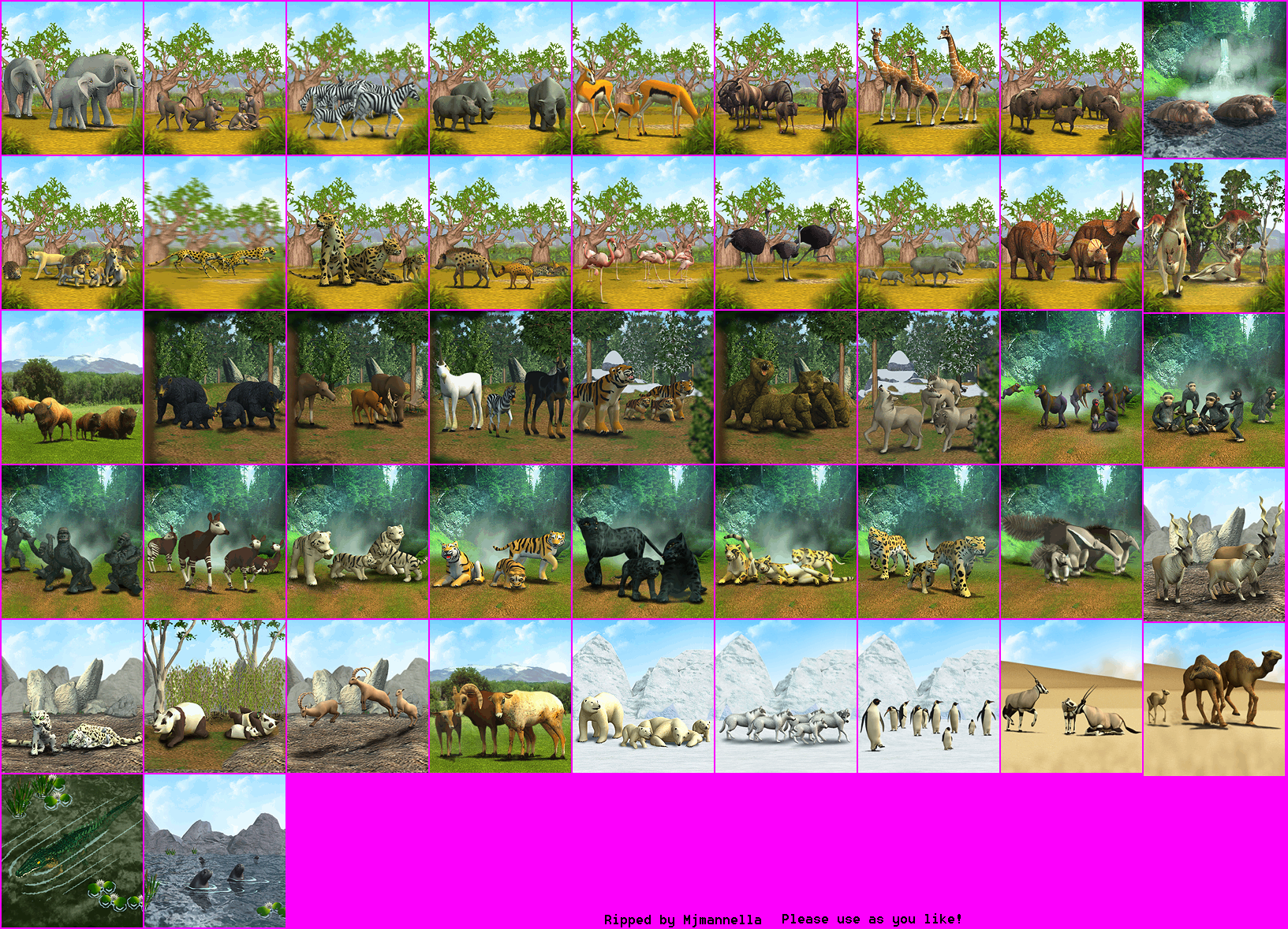 Zoo Tycoon - Plaques