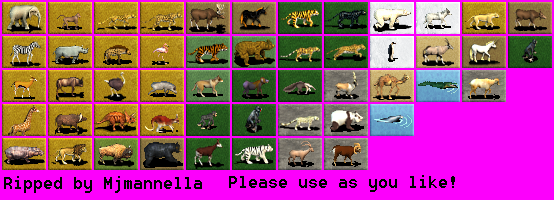 Zoo Tycoon - Animal Adoption Icons