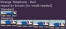 Strange Telephone - Bed