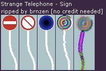 Strange Telephone - Sign