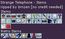 Strange Telephone - Items