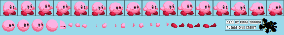 Kirby Customs - Kirby (Mario & Luigi: Dream Team-Style)