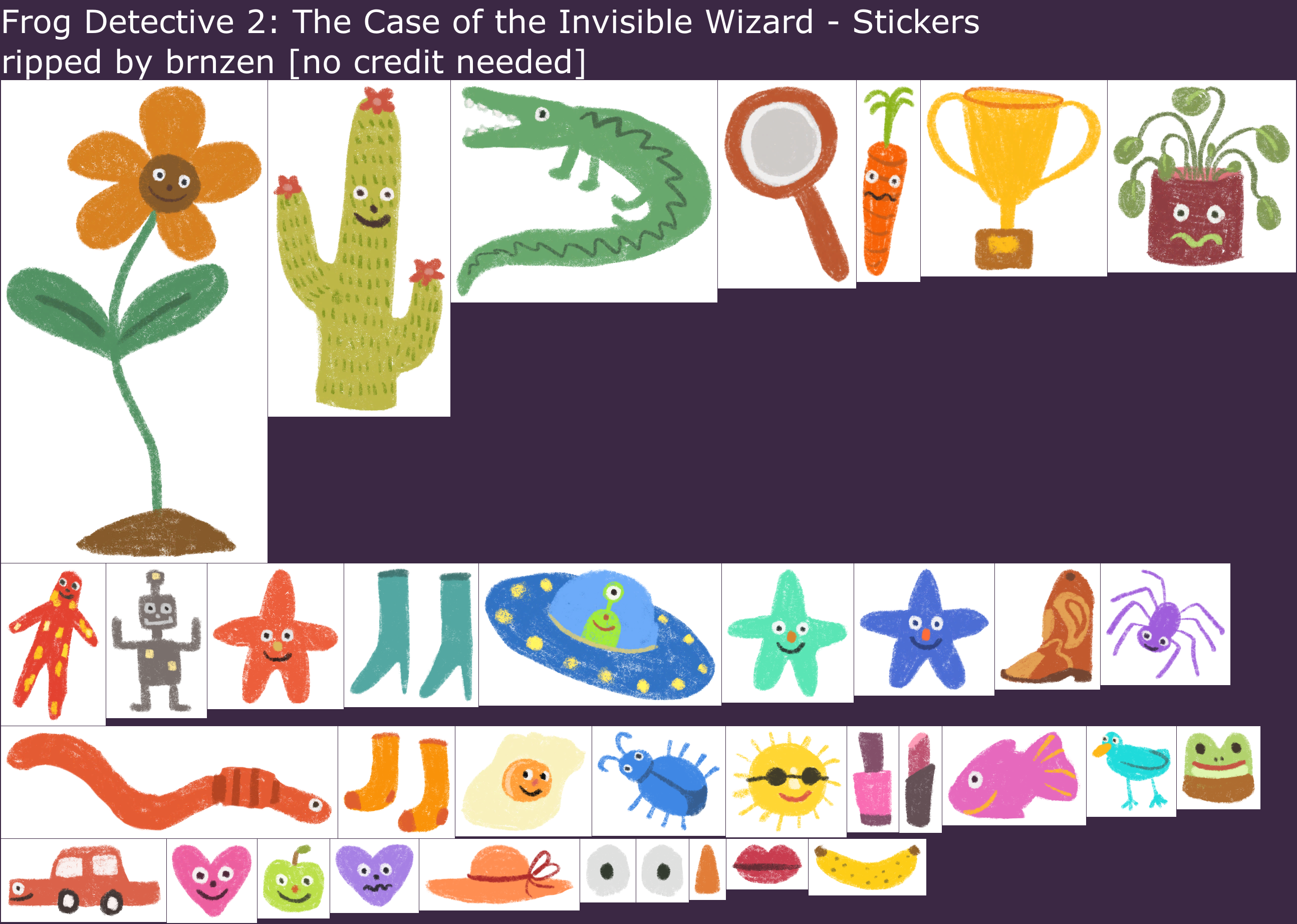Frog Detective 2: The Case of the Invisible Wizard - Stickers