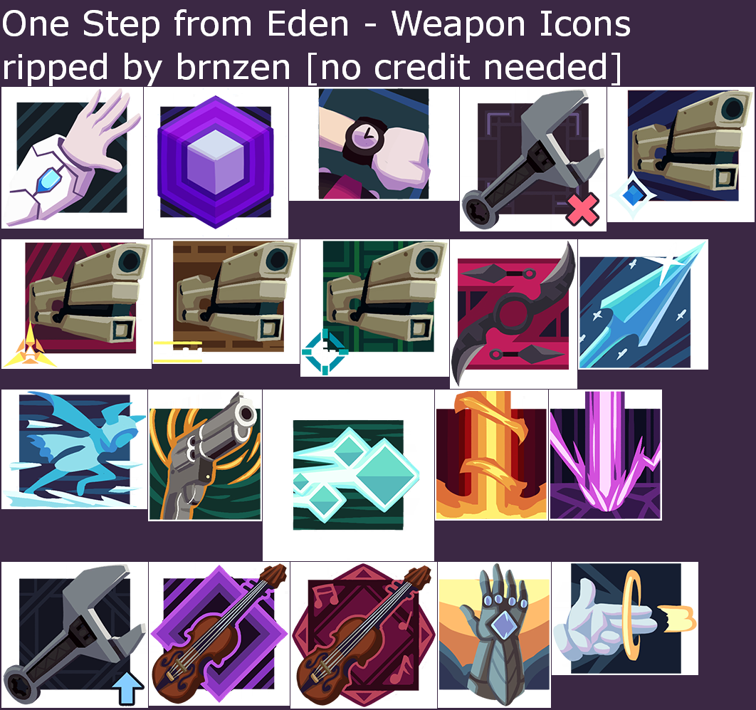 Weapon Icons