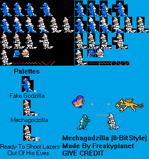 Godzilla Customs - Mechagodzilla (Showa Era, 8-Bit-Style)