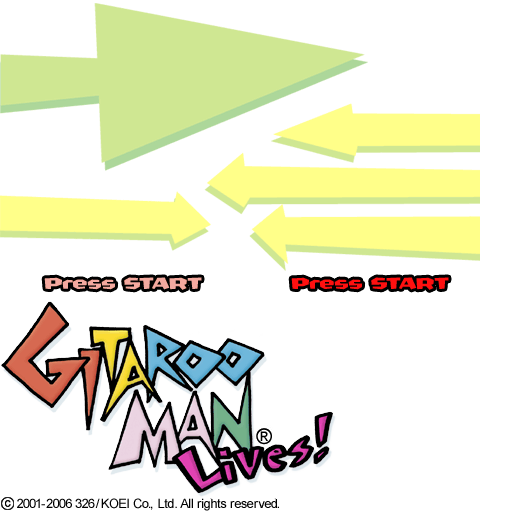 Gitaroo Man Lives! - Title Screen