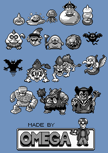 Dragon Quest / Dragon Warrior Customs - Monsters (Pokémon G/S/C-Style)