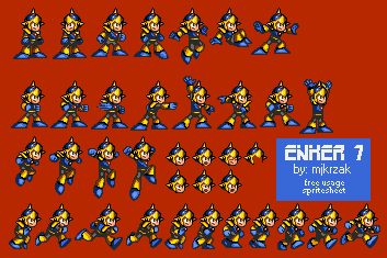 Mega Man Customs - Enker (Mega Man 7-Style)