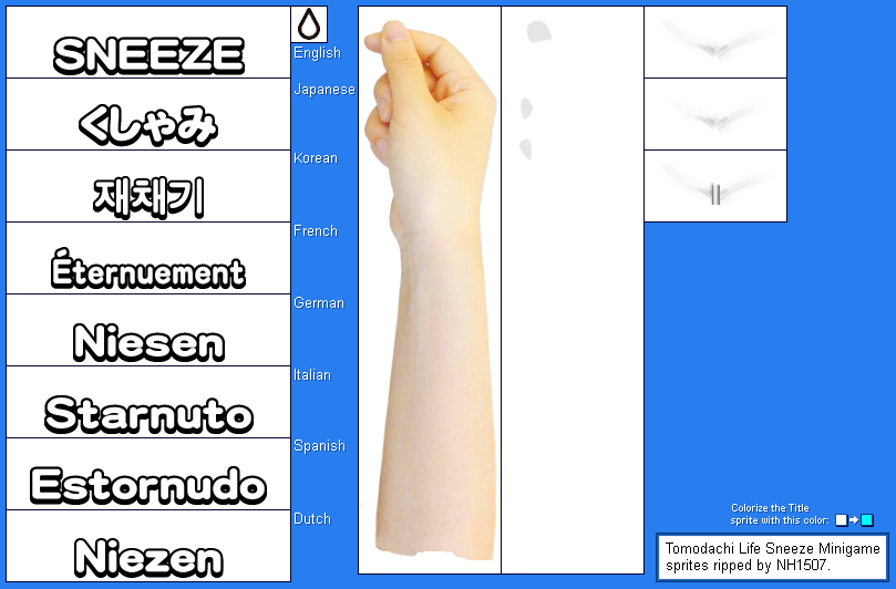 Tomodachi Life - Sneeze Minigame